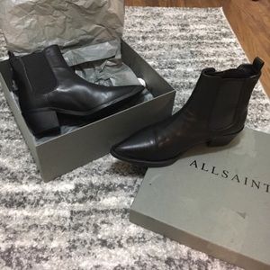 NEW in box All Saints Chelsea Mendip leather boot